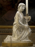Angelo reggicandelabro sinistro di Luca della Robbia