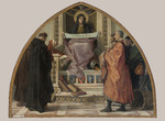 Dipinto preparatorio per il mosaico La Carità tra i rappresentanti delle opere pie di Firenze
