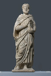Evangelista o Apostolo con mantello e libro