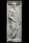 Figura maschile dal recinto del coro della Cattedrale (torso nudo, barba lunga, voltato)