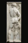 Figura maschile dal recinto del coro della Cattedrale (giovane, nudo, di spalle, mano al fianco)