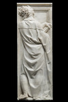 Figura maschile dal recinto del coro della Cattedrale (giovane, di spalle, con testa riccia)