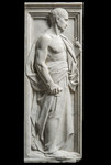 Figura maschile dal recinto del coro della Cattedrale (seminudo, capelli corti, di profilo)