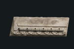 Frammento cornice architettonica dalla facciata arnolfiana del duomo con scorniciatura a foglie d'acanto