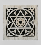Lastra ornamentale  a tarsia con stella