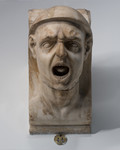 Mensola con testa d'uomo