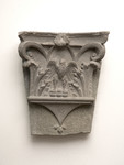 Peduccio a rilievo Aquila di Calimala volute e foglie d'acanto