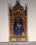 Dipinto Pala Falcucci con San Biagio e Cristo benedicente di Rossello di Jacopo Franchi