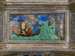Placchetta del reliquiario di San Girolamo: fuga del santo