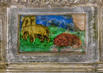 Placchetta del reliquiario di San Girolamo: furto dell'asino del monastero