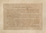 Iscrizione di L. Beltrami con cenni biografici sul Muller, elenco dei progetti per il pannello, descrizione della medaglia