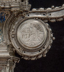 Placchetta circolare raffigurante Maria Vergine riceve l'annuncio dell'Angelo