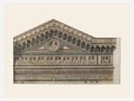 Progetto di coronamento della facciata di Santa Maria del Fiore