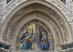 Decorazione musiva Annunciazione di Maria di Davide e Domenico Ghirlandaio