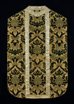 Pianeta in velluto verde oro