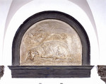 Lunetta con Agnus Dei