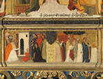 Scomparto di predella Miracolo di san Zanobi di Giovanni del Biondo
