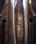 Reliquiario a placchetta di san Filippo nel reliquiario del braccio di san Filippo