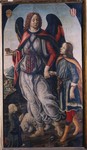 Dipinto Tobiolo e San Raffaele arcangelo e devoto di Francesco Botticini
