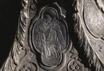Placchetta del reliquiario di San Girolamo: un garzone estrae un dente al santo