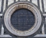 Oculo quarto da destra del fianco settentrionale della Cattedrale