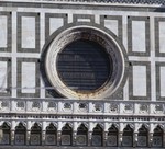 Oculo quarto da sinistra del fianco meridionale della Cattedrale