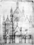 Studio per la facciata di Santa Maria del Fiore