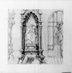 Studio per il tabernacolo centrale della facciata di Santa Maria del  Fiore