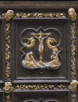 Crocifissione, Porta Nord del Battistero