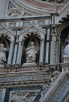 San Pietro dalla Galleria degli Apostoli sulla facciata di Santa Maria del Fiore