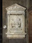 Lavabo della Sagrestia dei Canonici con Putti alati su vasi e personificazione dell'Aria