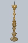 Candelabro per cero pasquale bronzo oro dal Battistero