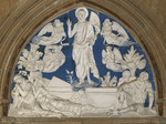 Lunetta Resurrezione di Cristo di Luca della Robbia