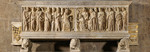 Sarcofago a cassa del monumento funerario del vescovo Antonio D'Orso