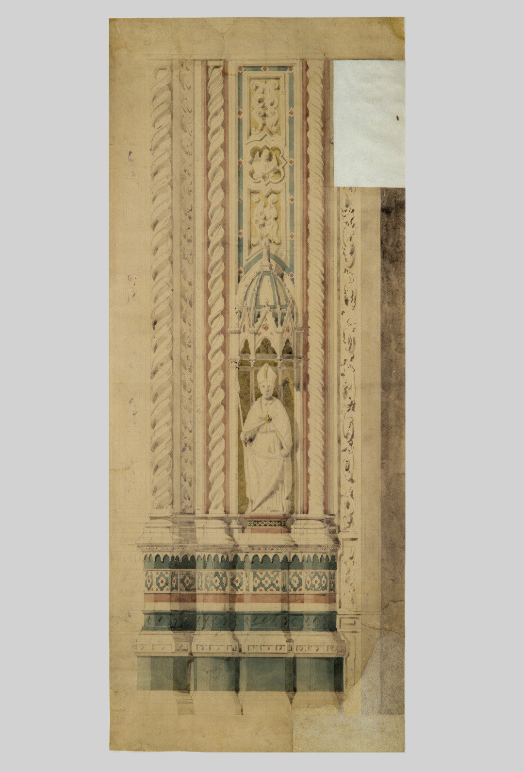 Studio per la porta centrale della facciata di Santa Maria del Fiore
