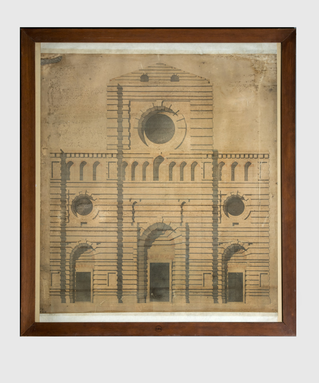 Progetto di ossatura per la facciata di Santa Maria del Fiore