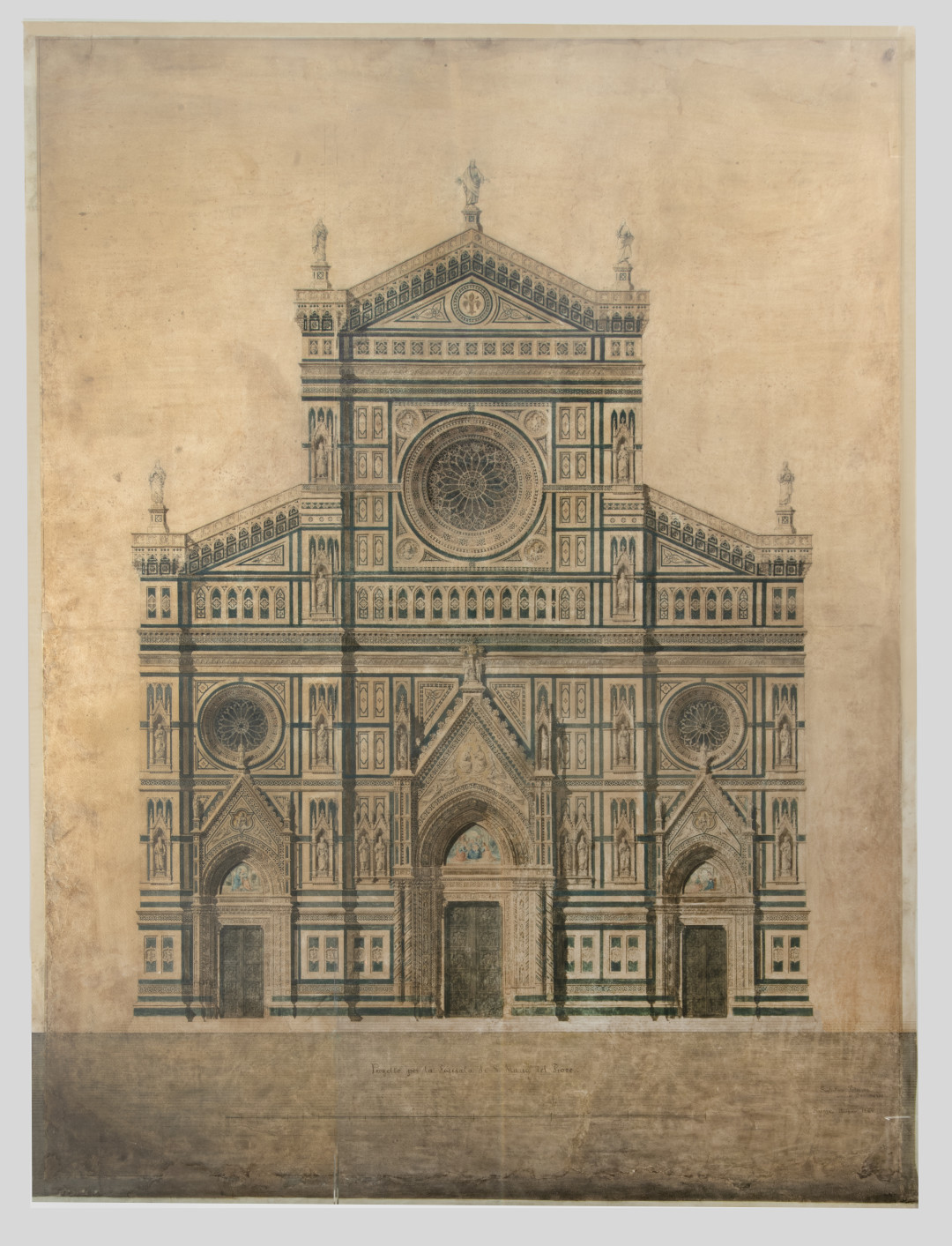 Progetto per la facciata di Santa Maria del Fiore - Petersen