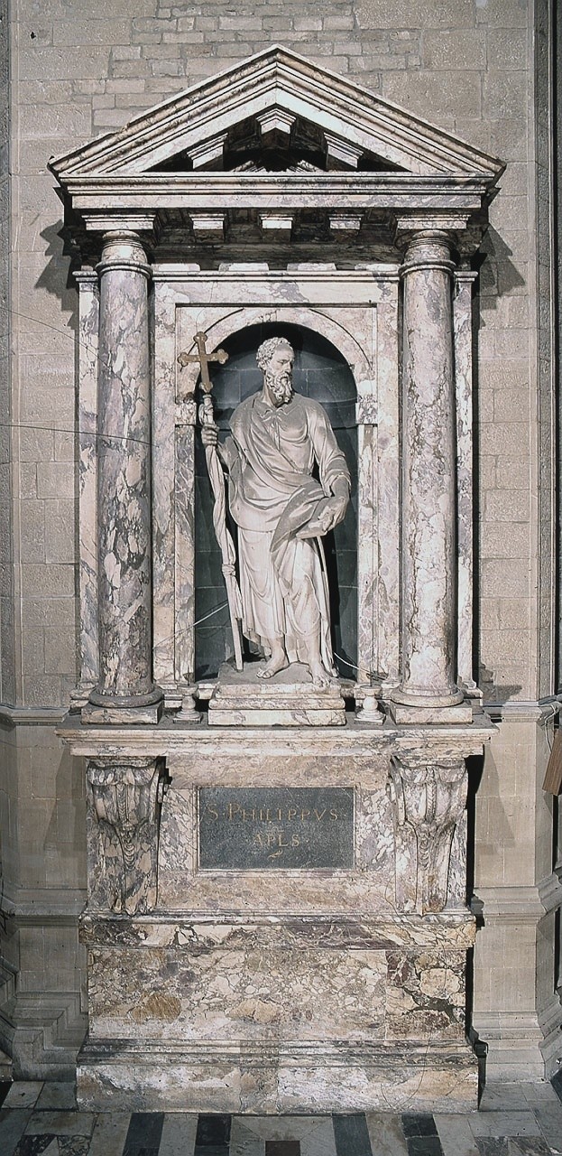 Edicola marmorea dell'Ammannati per il San Filippo apostolo
