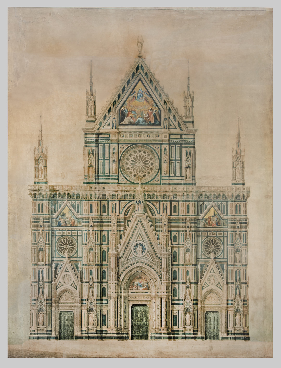 Progetto per la facciata di Santa Maria del Fiore ('Un nobile desio mi spinse all'opra')
