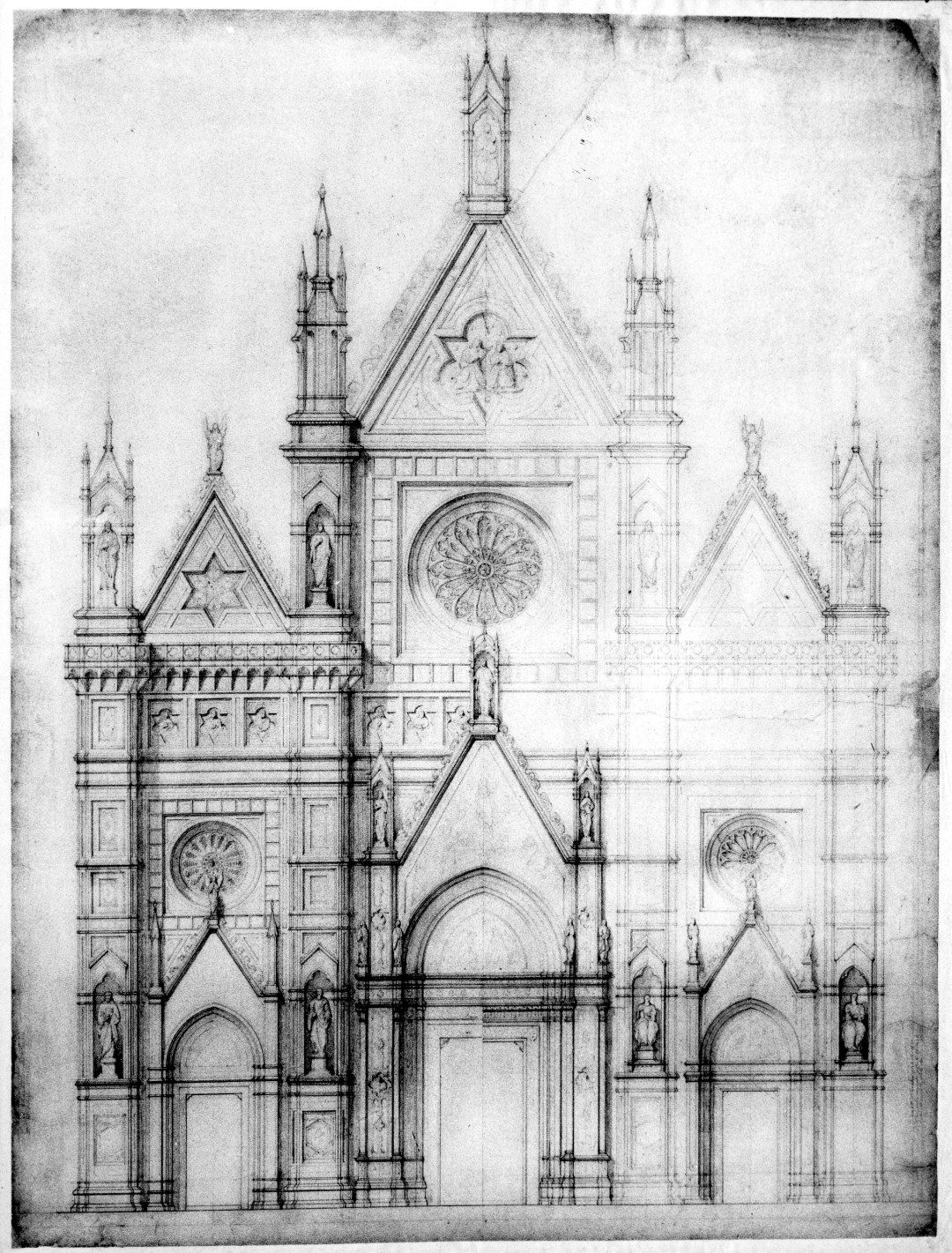 Studio per la facciata di Santa Maria del Fiore