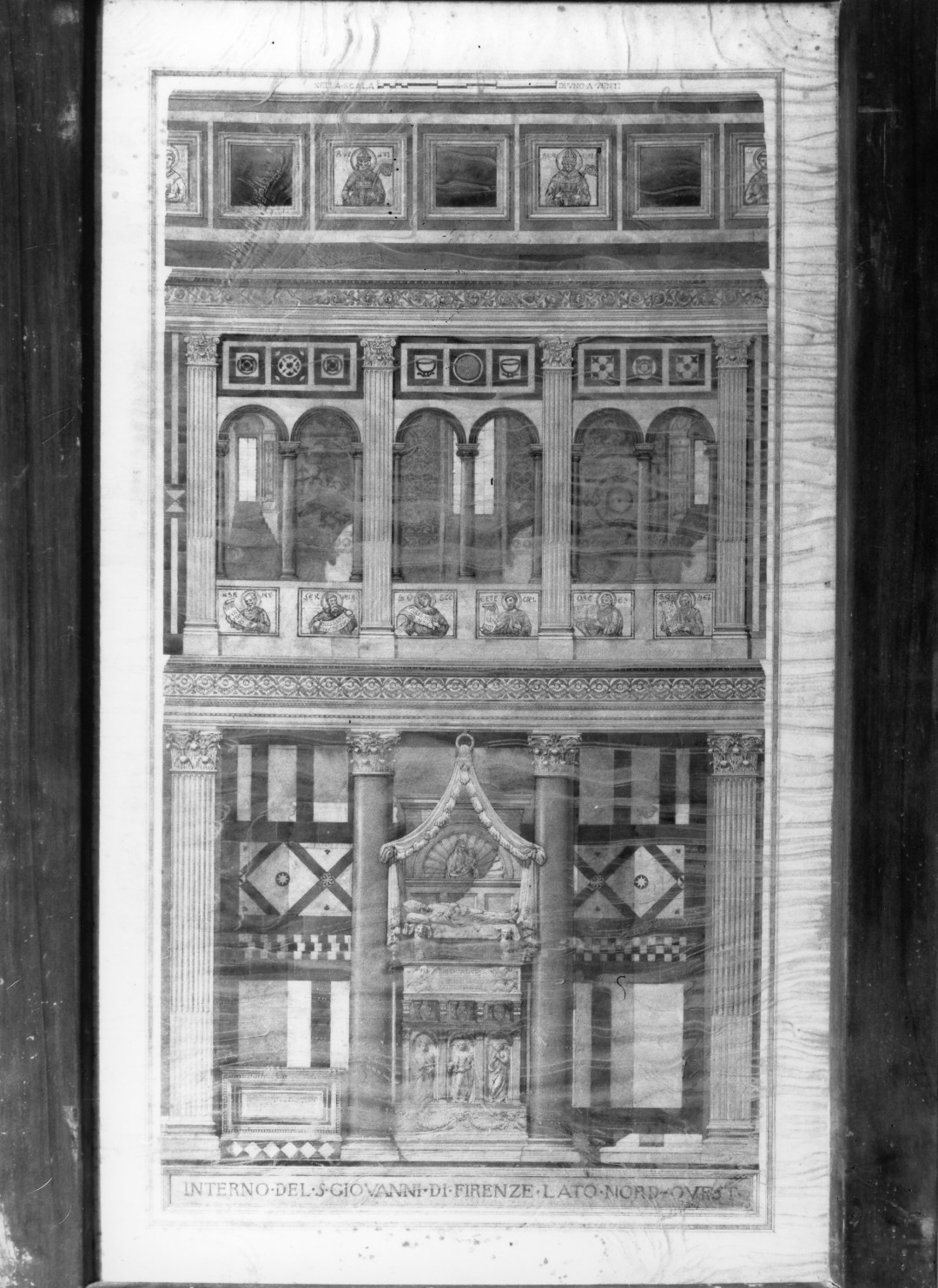 Interno del Battistero di Firenze, parete nord-ovest - Sabatini
