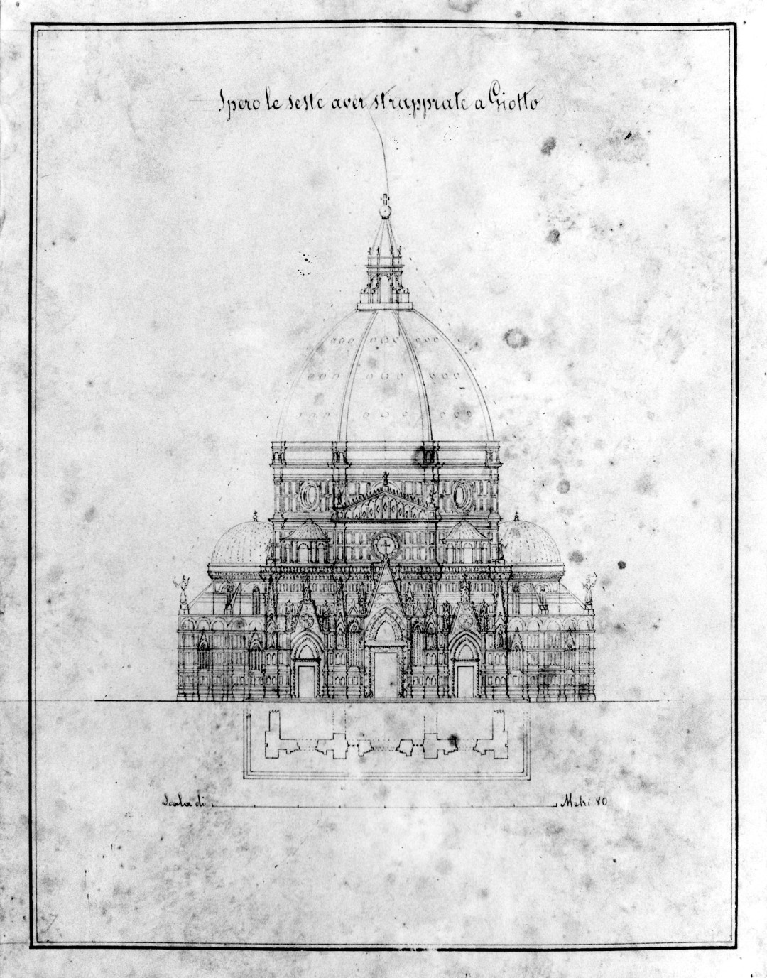 Progetto per la facciata di Santa Maria del Fiore