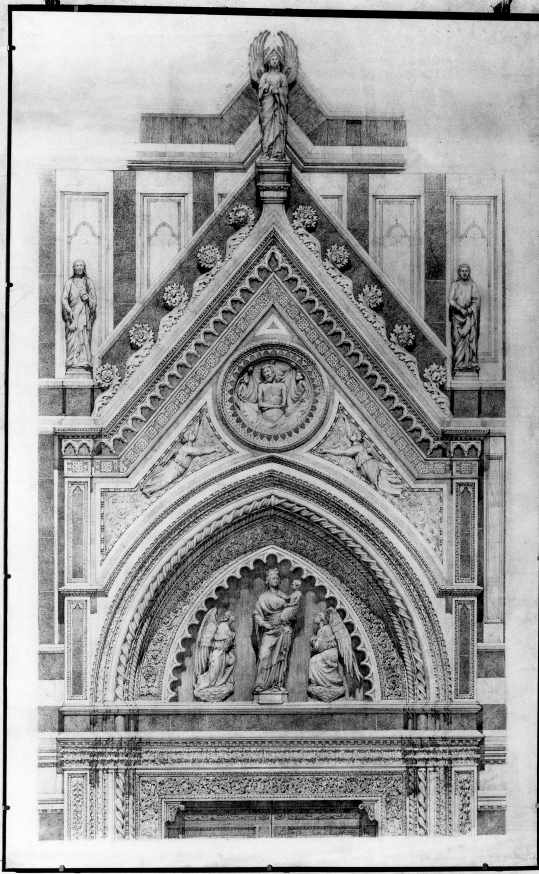 Particolare della porta dei Canonici
