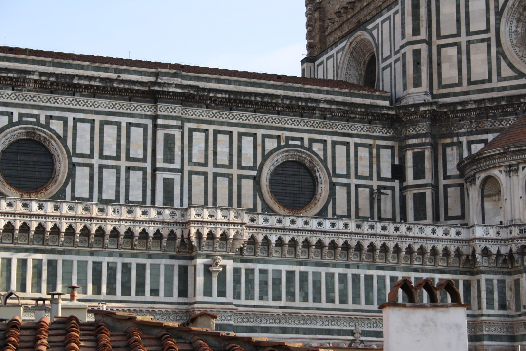 Oculo quarto da sinistra del fianco meridionale della Cattedrale