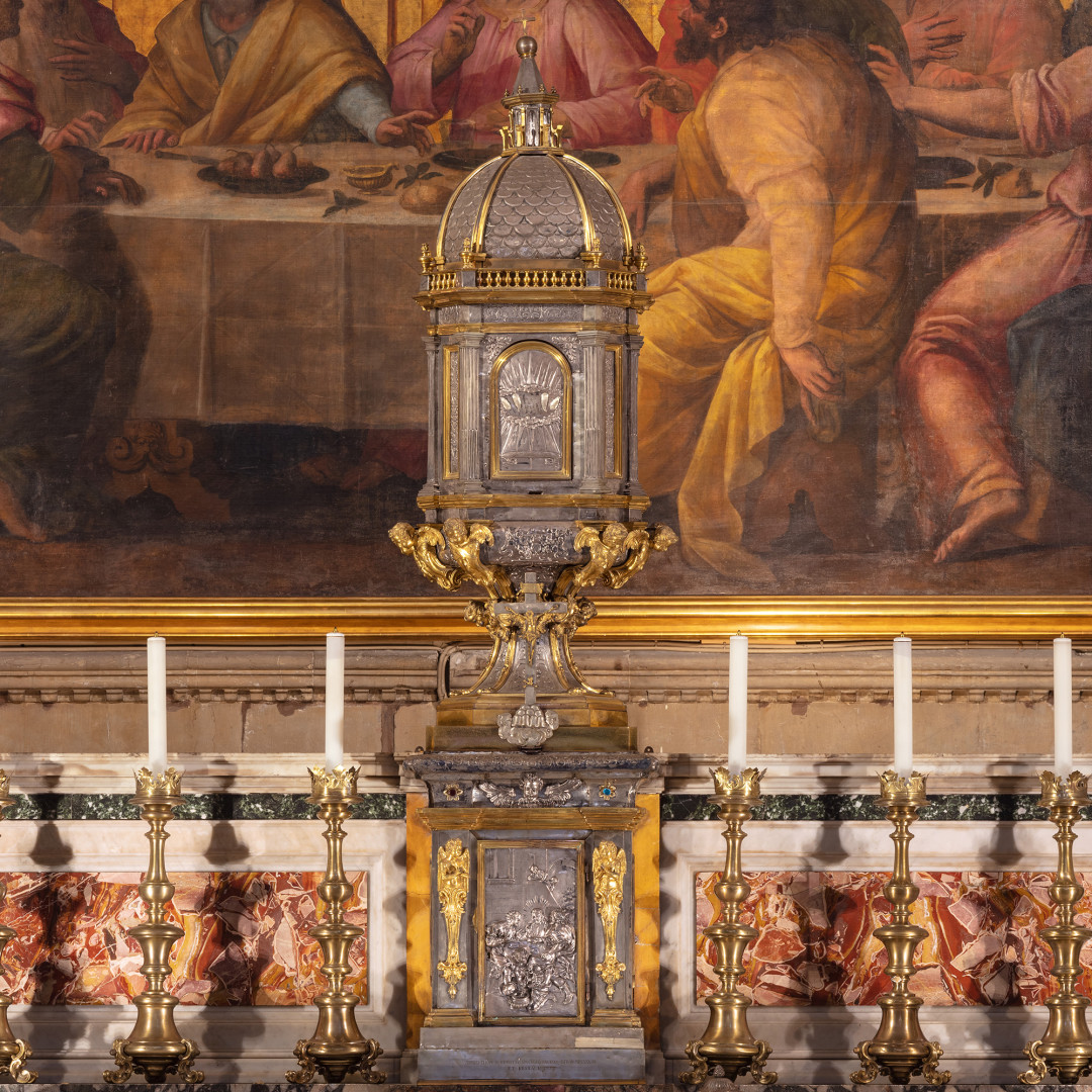 Ciborio a tempio pianta centrale di Pietro Tacca e Orazio Vanni